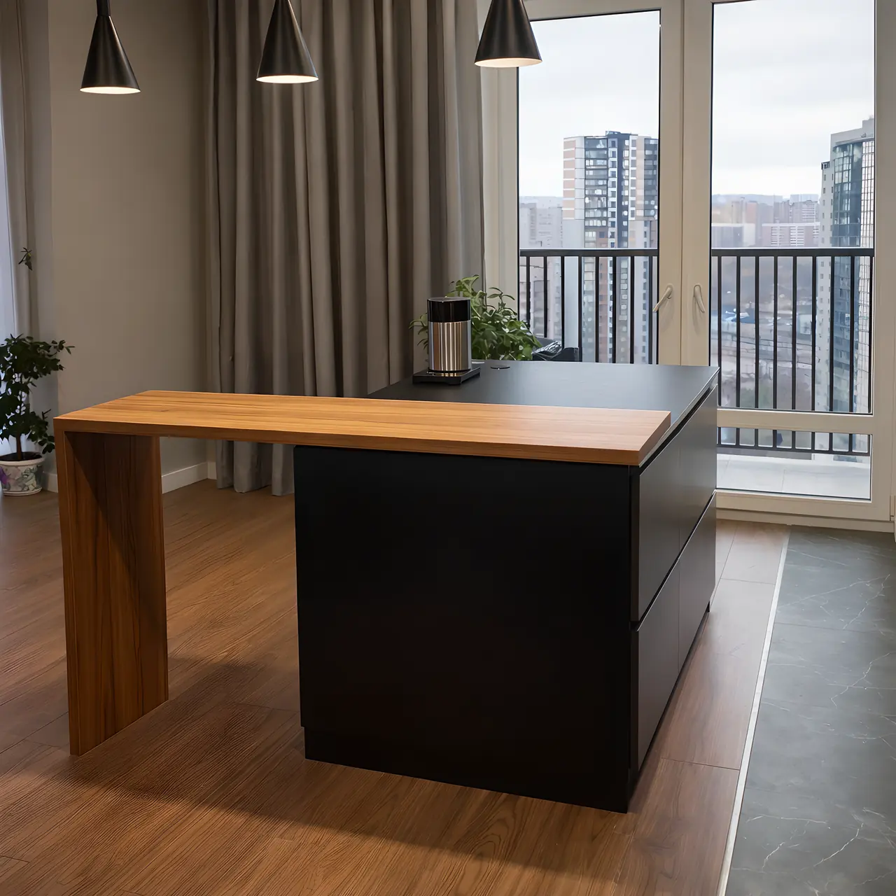 Кухня на пр. Тореза. Интерьерный ракурс 02.